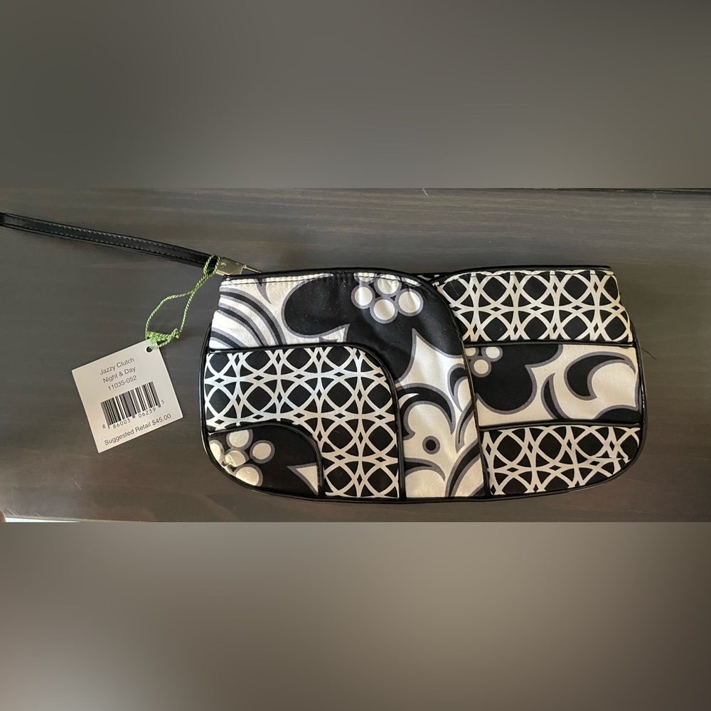 Vera Bradley Jazzy Clutch in Night and Day